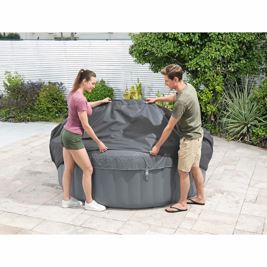 Bestway Housse Gris Ø216 x 80 cm PVC et POM - 5