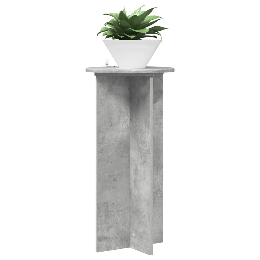 Support de Plante 2 pcs Gris béton 40 x 40 x 80 cm - 3