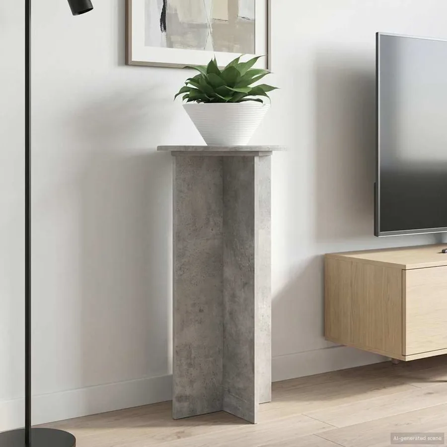 Support de Plante 2 pcs Gris béton 40 x 40 x 80 cm - 4