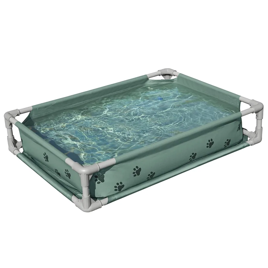 Bestway Piscine de jeu pour animaux de compagnie hors sol Vert
