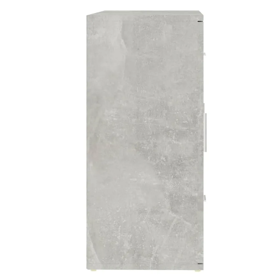Buffet Gris béton 91x29,5x65 cm Bois d'ingénierie - 7
