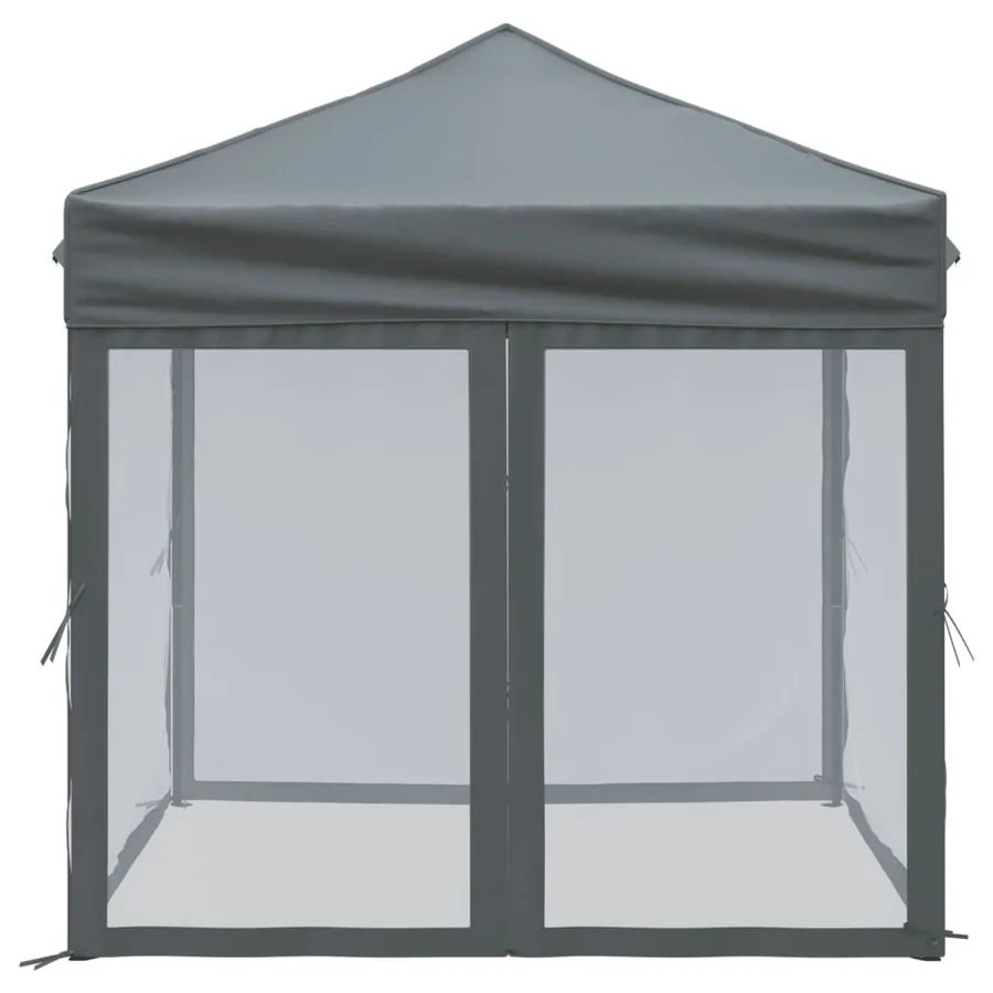 Tente de réception pliable avec parois Anthracite 2x2 m - 4