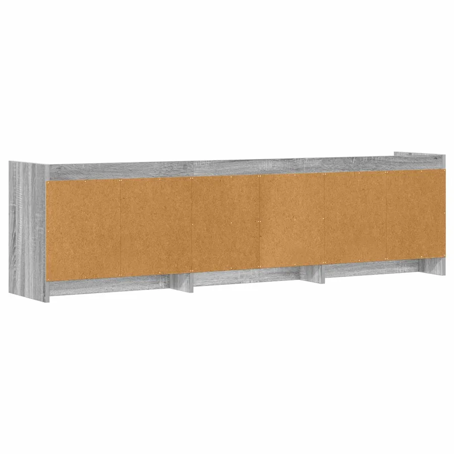Meuble TV 168 x 33 x 47 cm Sonoma gris Bois d'ingénierie - 7