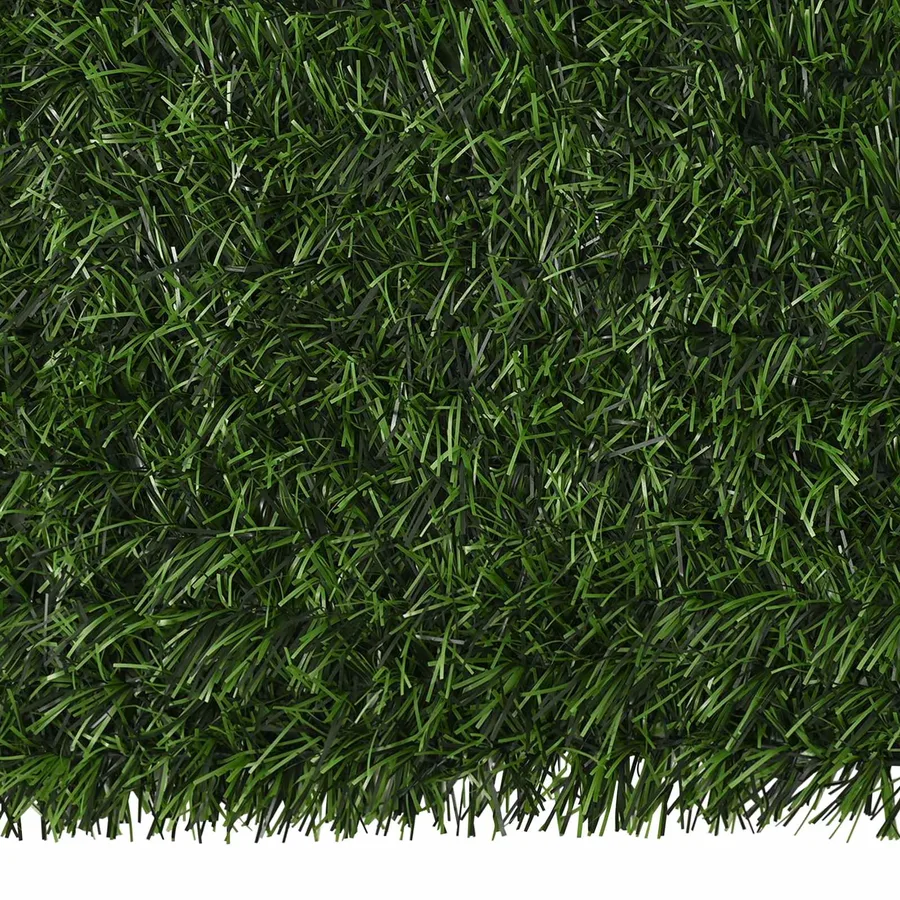 Clôture Artificielle Vert clair 1,5 x 5 m PVC et Acier - 4
