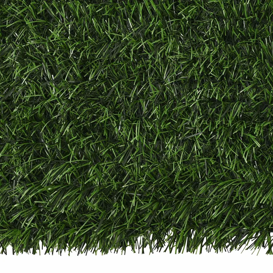 Clôture Artificielle Vert clair 1 x 3 m PVC et Acier - 4
