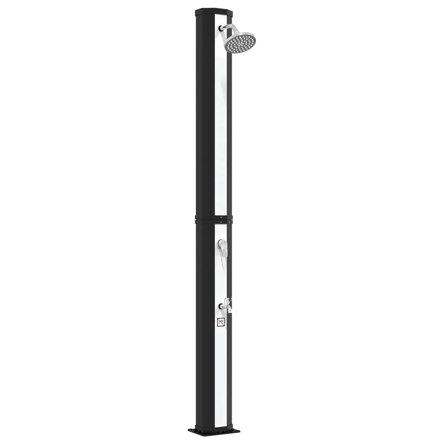 Douche solaire avec pommeau de douche et robinet 40 l - 2