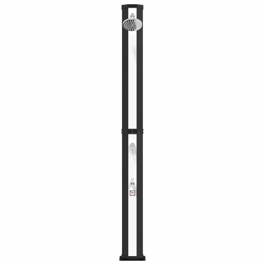 Douche solaire avec pommeau de douche et robinet 40 l - 4