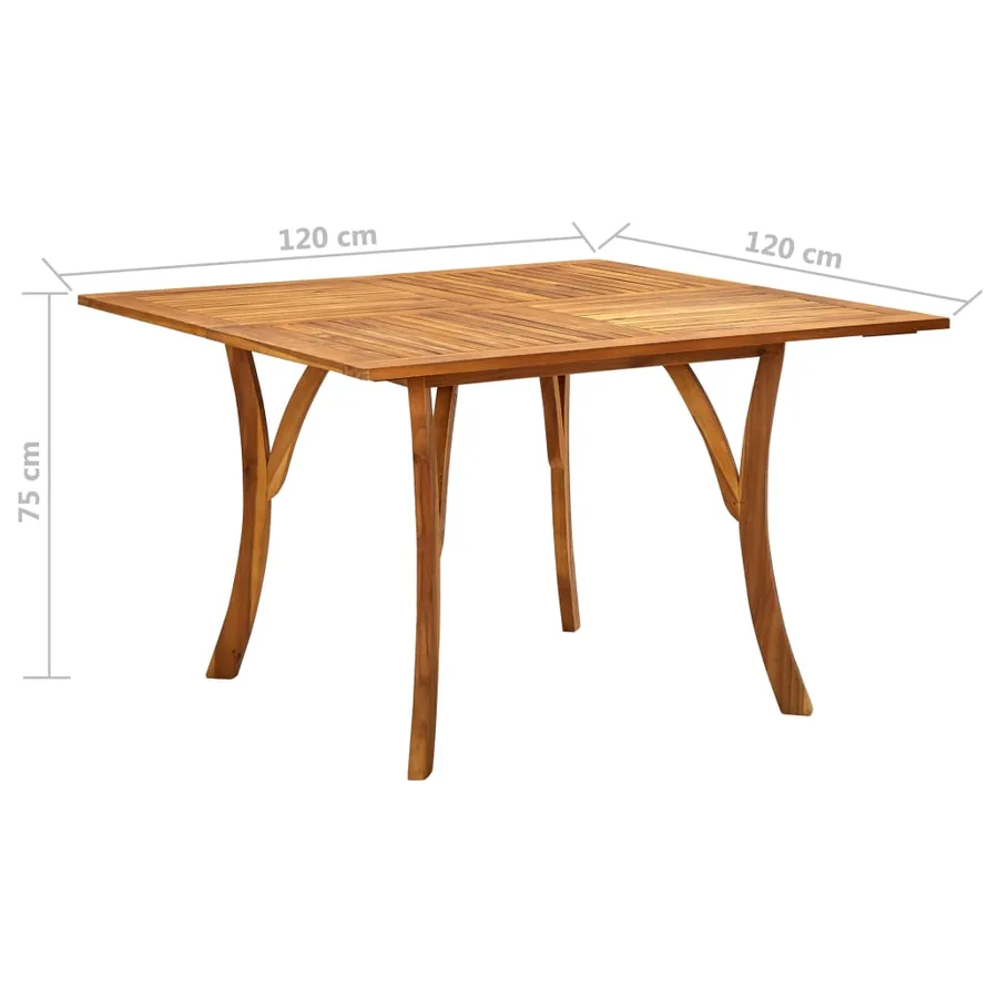 Ensemble à manger de jardin 5 pcs Marron - 10