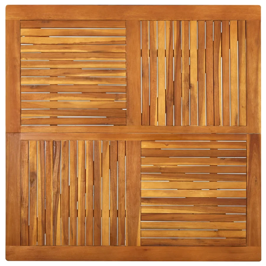 Ensemble à manger de jardin 5 pcs Marron - 5