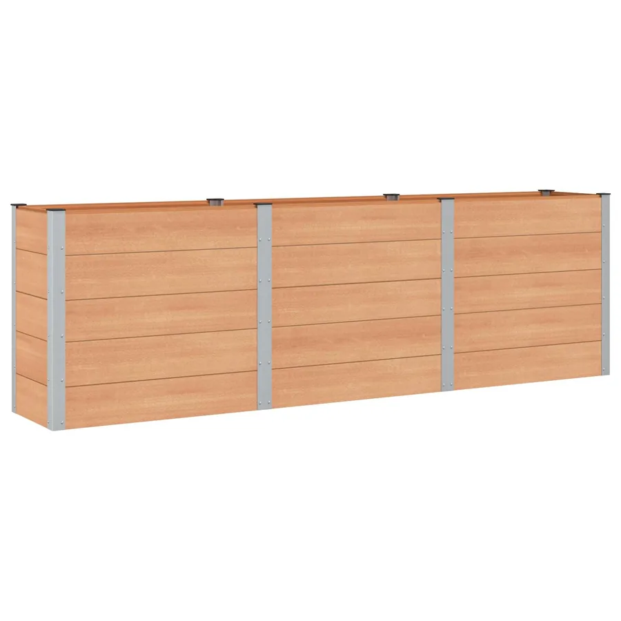Jardinière surélevée Marron 300 x 50 x 91 cm - 2