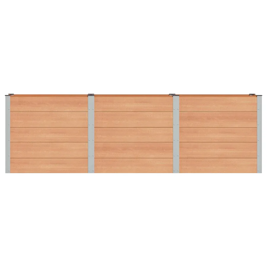 Jardinière surélevée Marron 300 x 50 x 91 cm - 3