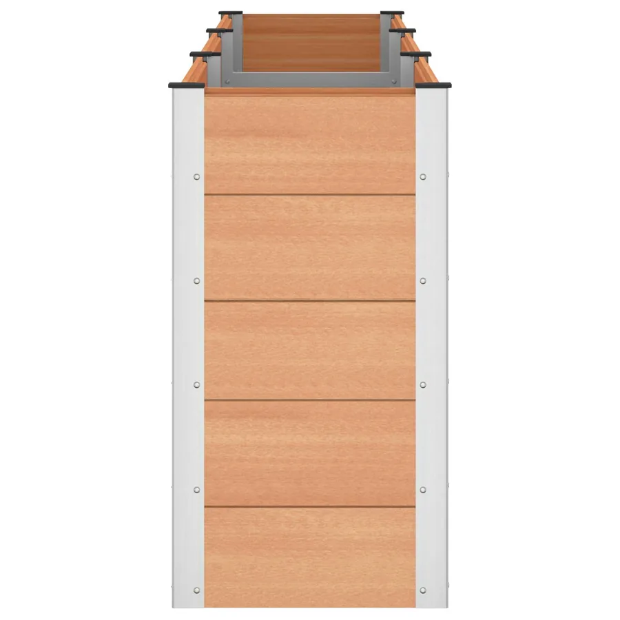 Jardinière surélevée Marron 300 x 50 x 91 cm - 4