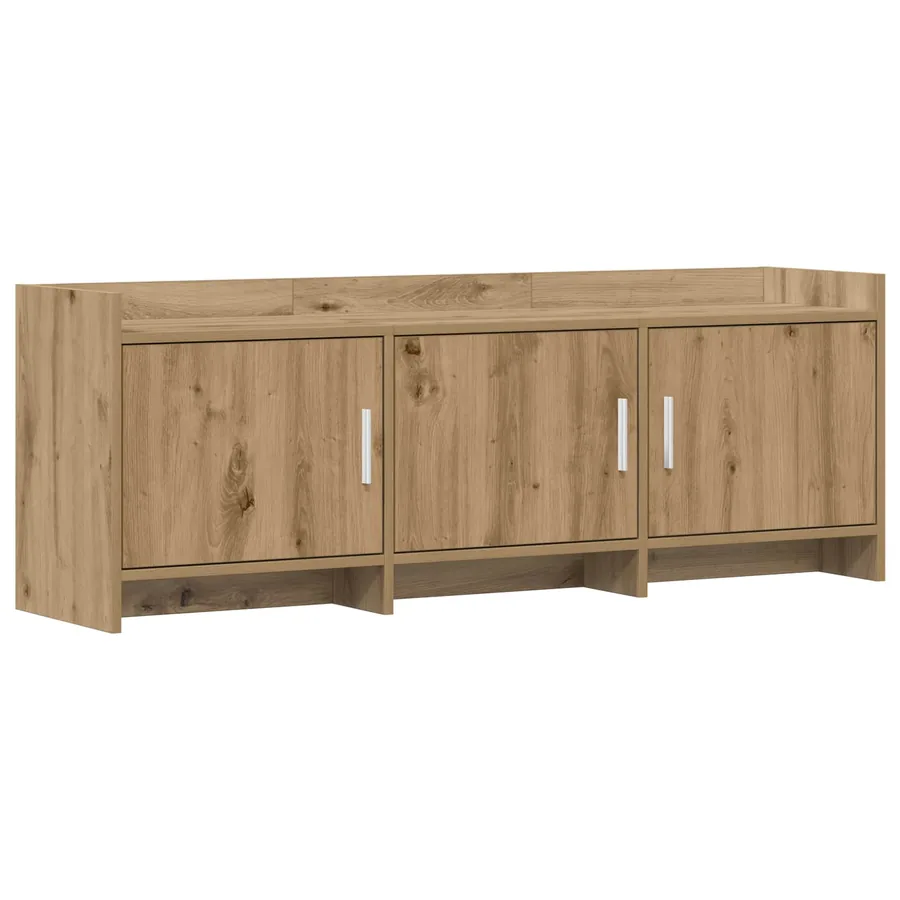 Meuble TV 130 x 33 x 47 cm Chêne artisanal Bois d'ingénierie - 2