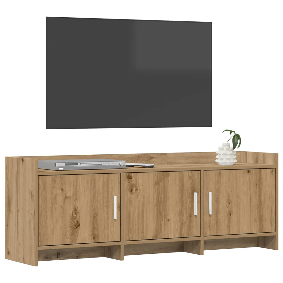 Meuble TV 130 x 33 x 47 cm Chêne artisanal Bois d'ingénierie - 3