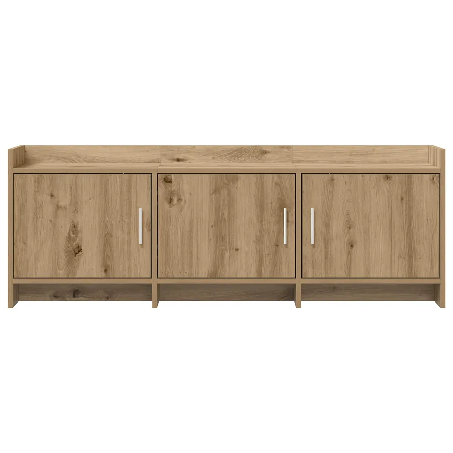 Meuble TV 130 x 33 x 47 cm Chêne artisanal Bois d'ingénierie - 5