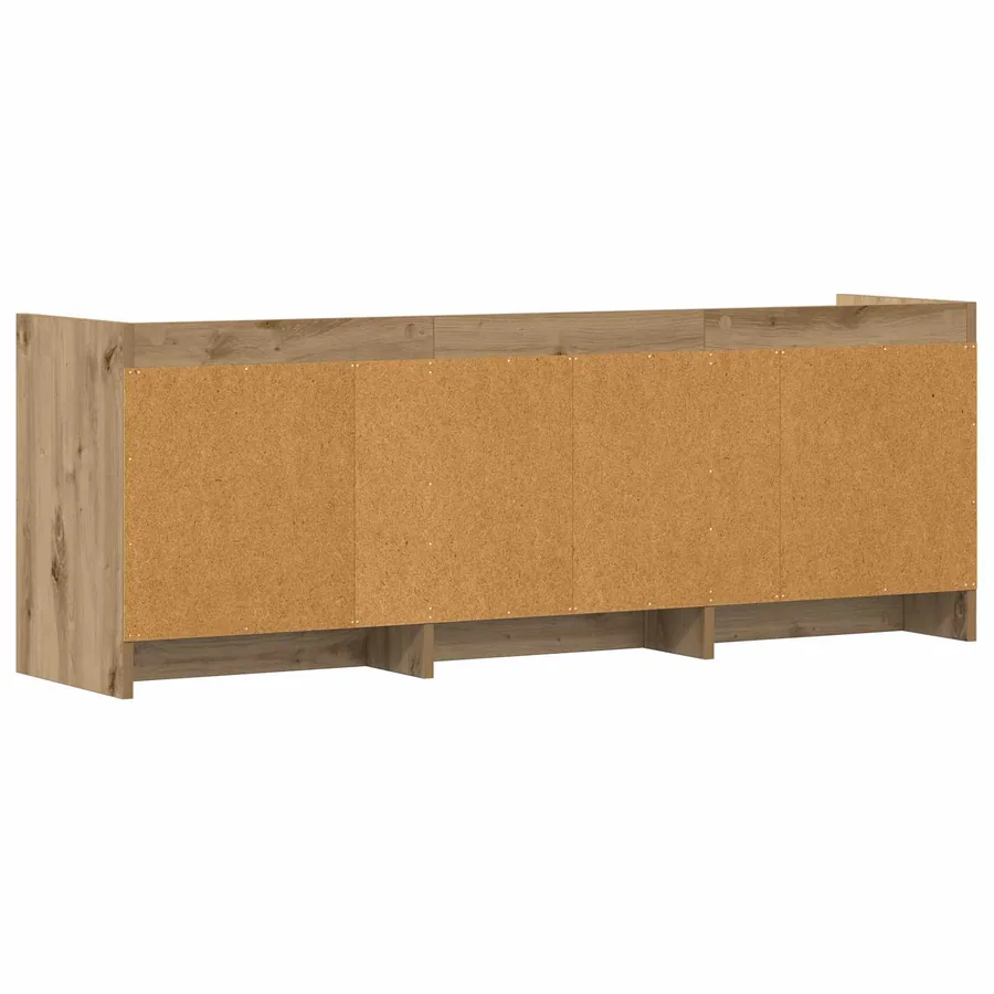 Meuble TV 130 x 33 x 47 cm Chêne artisanal Bois d'ingénierie - 7