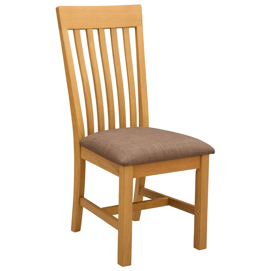 Chaise de salle à manger 2 pcs Bois de chêne massif Gris - 2