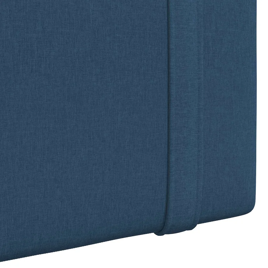Tête de lit suspendue Avec lumière LED Bleu Tissu - 9
