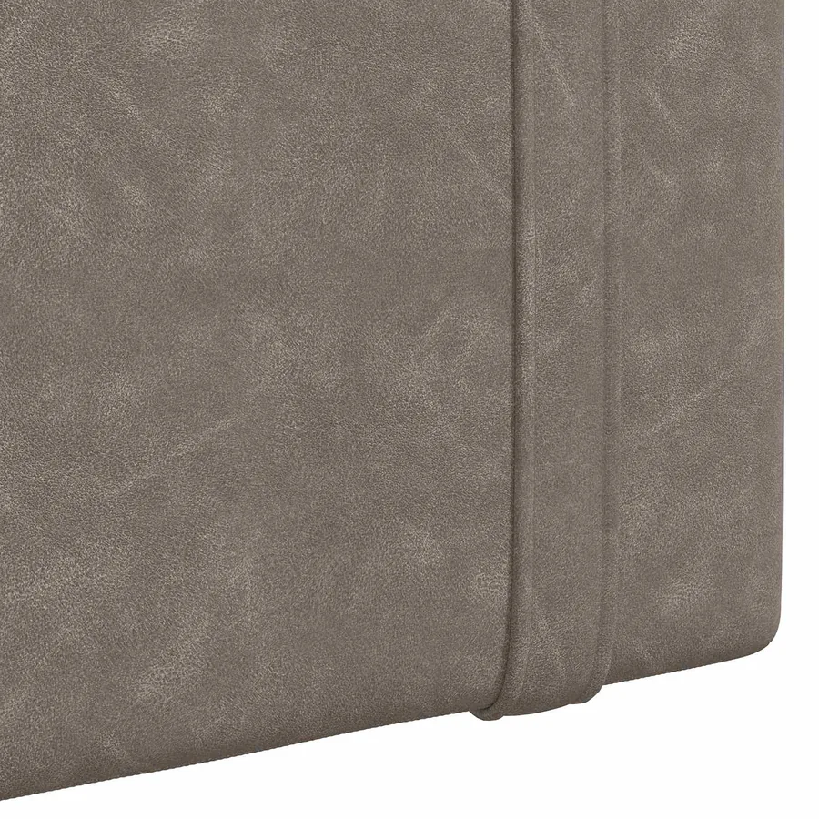 Tête de lit suspendue Avec lumière LED Gris PU antique - 9