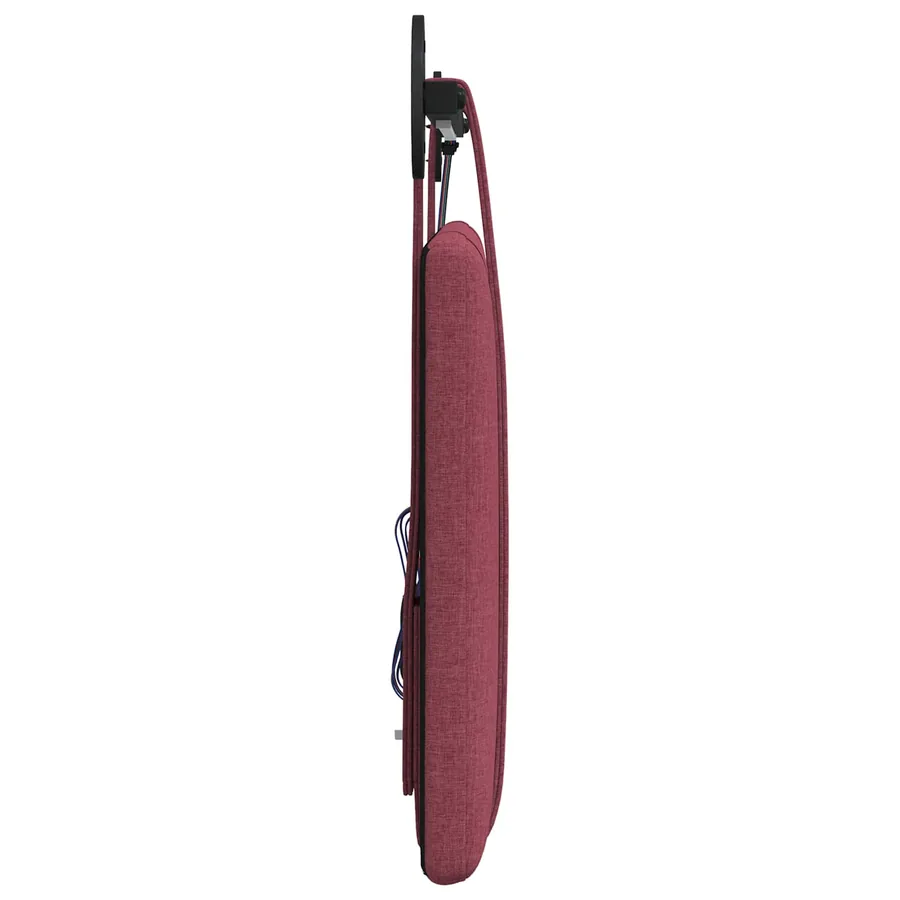 Tête de lit suspendue Avec lumière LED Bordeaux Tissu - 7