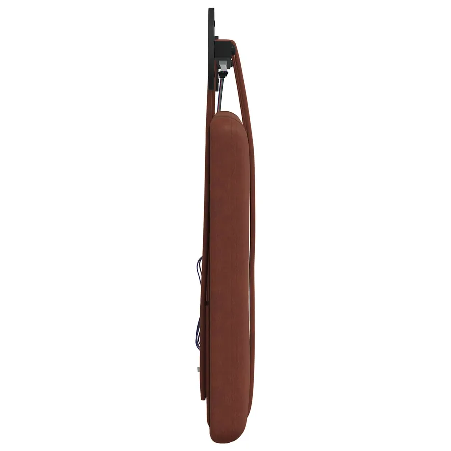 Tête de lit suspendue Avec lumière LED Brun Brillant PU antique - 7