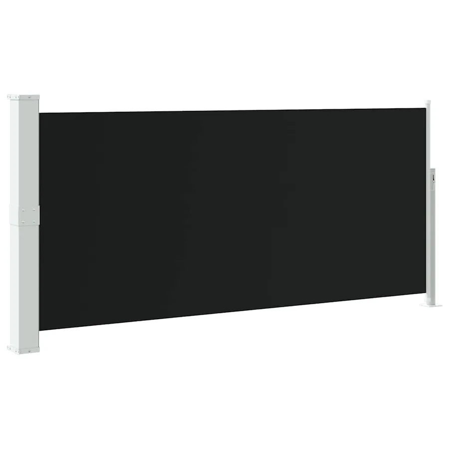 Auvent latéral rétractable 140 x 300 cm Noir - 2