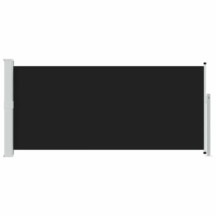 Auvent latéral rétractable 140 x 300 cm Noir - 4