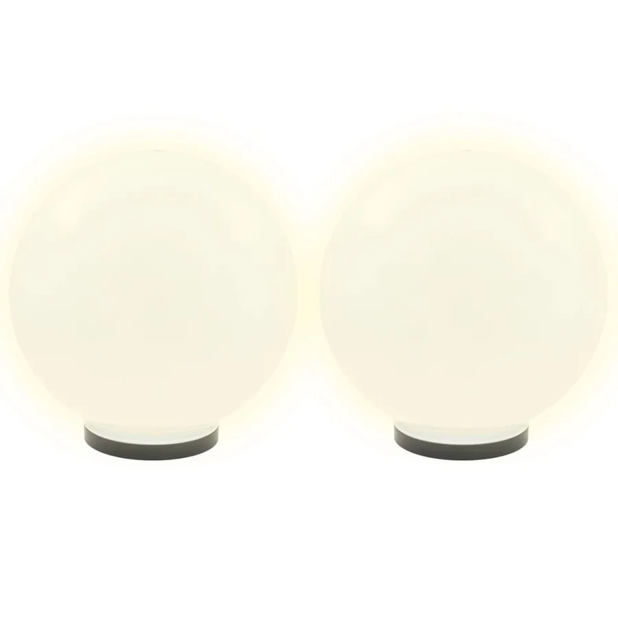 Lampe à LED sous forme de boule 2 pcs Sphérique 40 cm PMMA - 3