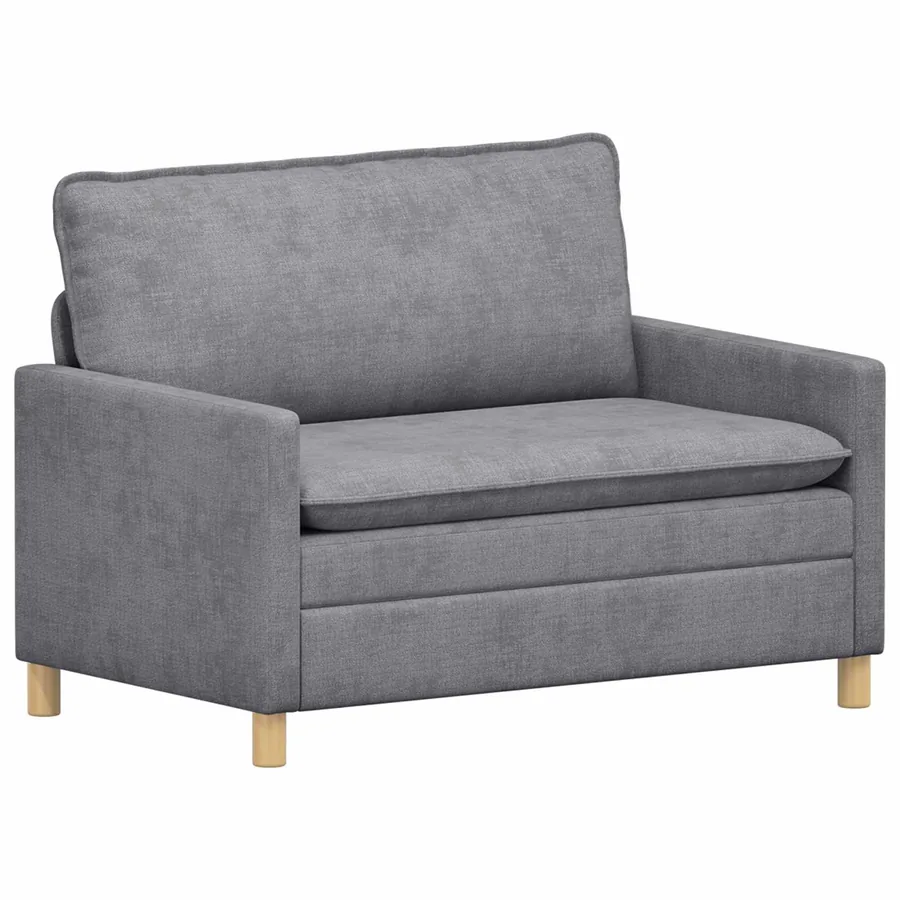 Ensemble de Canapés 2 pcs Gris clair Polyester - 4