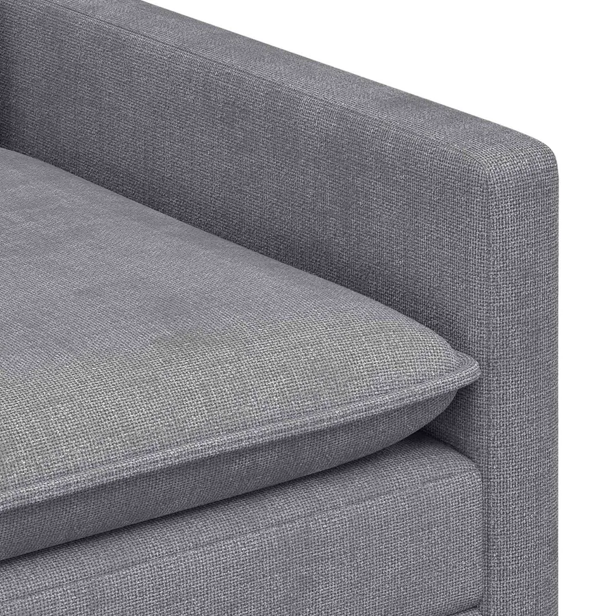 Ensemble de Canapés 2 pcs Gris clair Polyester - 5