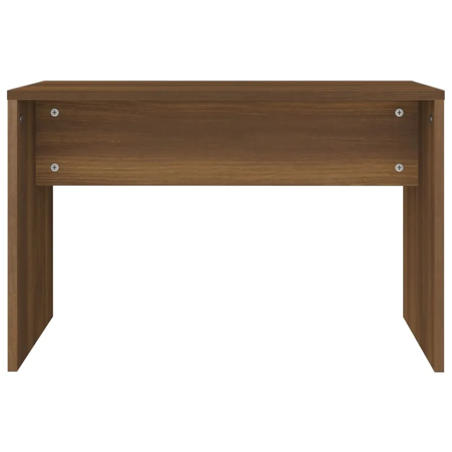 Tabouret de toilette Chêne marron 70x35x45 cm Bois d'ingénierie - 4