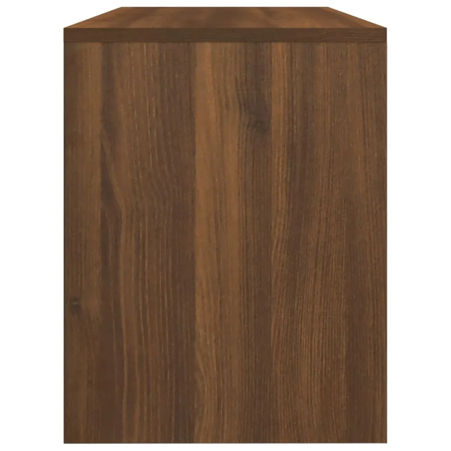 Tabouret de toilette Chêne marron 70x35x45 cm Bois d'ingénierie - 5