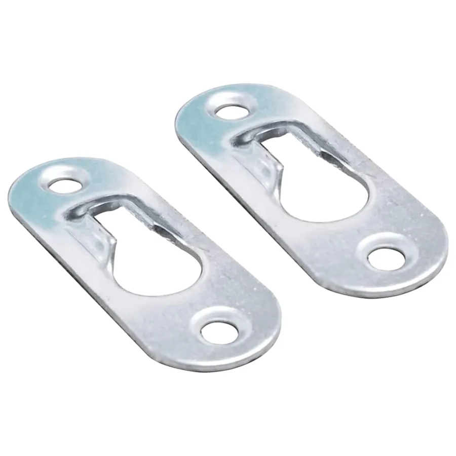 Tables de chevet flottantes 2 pcs Blanc bois d’ingénierie - 12