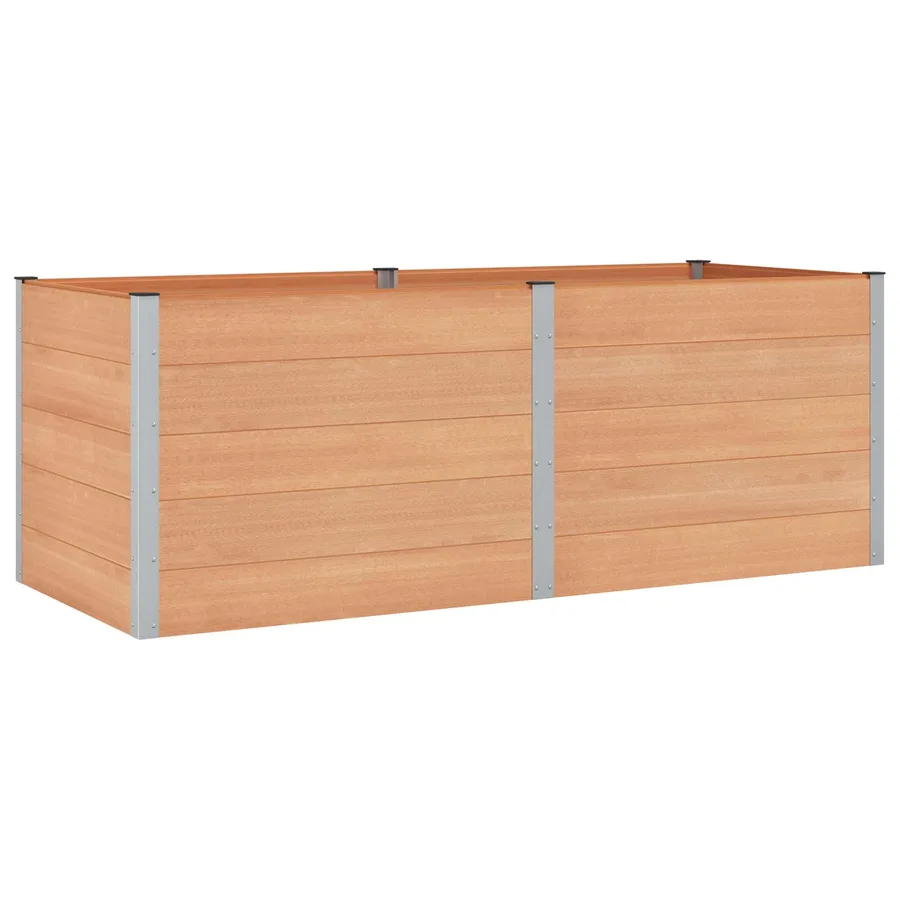 Jardinière surélevée Marron 250 x 100 x 91 cm - 2