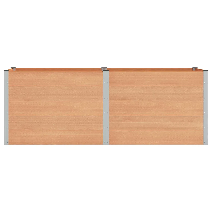 Jardinière surélevée Marron 250 x 100 x 91 cm - 3