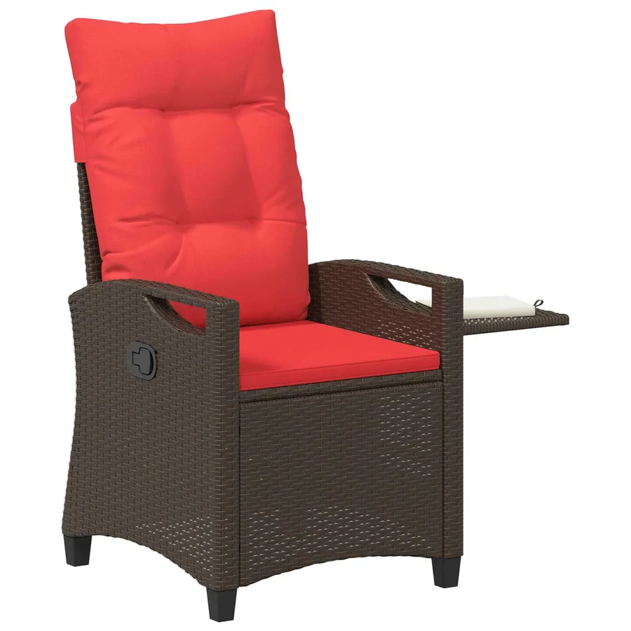 Chaise de jardin inclinable 56 x 60 x 112 cm acier - 3