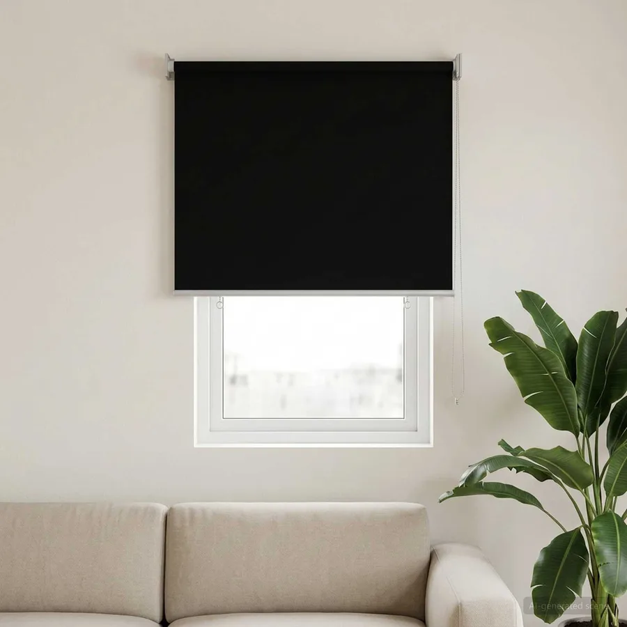 Store roulant extérieur protection UV Noir 65 x 140 cm (L x H) - 3