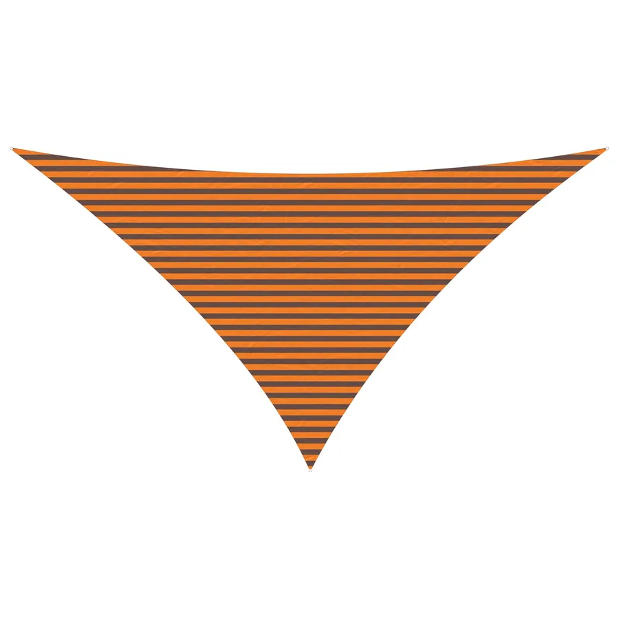Voile d'ombre Orange et marron 7 x 5 x 5 m - 2