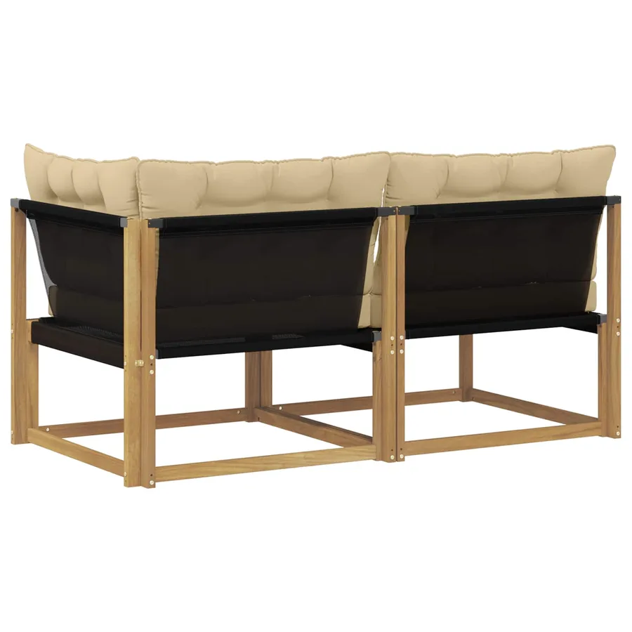 Unité de canapé sectionnel Blanc 162,5 x 83 x 73 cm - 7