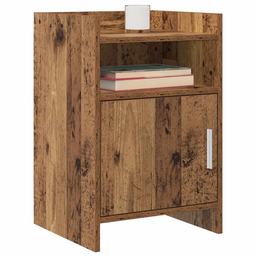 Tables de chevet 2 pcs Bois ancien 40 x 36 x 60 cm - 2
