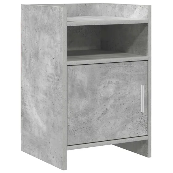 Tables de chevet Gris béton 40 x 36 x 60 cm Bois d'ingénierie