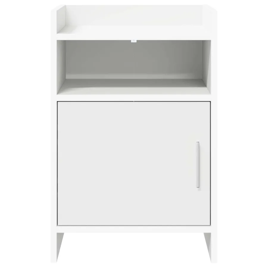Tables de chevet 2 pcs Blanc 40 x 36 x 60 cm Bois d'ingénierie - 4