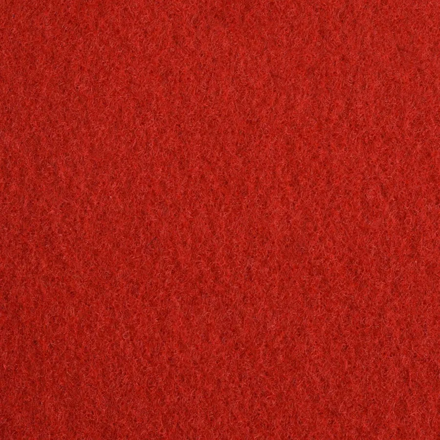 Tapis Uni Rouge 1 x 12 m Tissu - 3