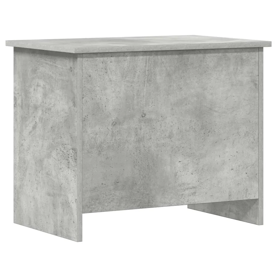 Coffre de rangement avec stockage Gris béton 60 x 40 x 50 cm - 2