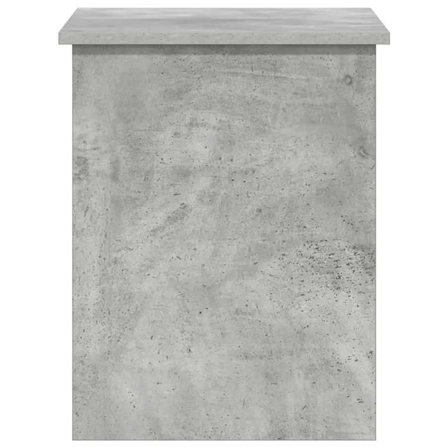 Coffre de rangement avec stockage Gris béton 60 x 40 x 50 cm - 7