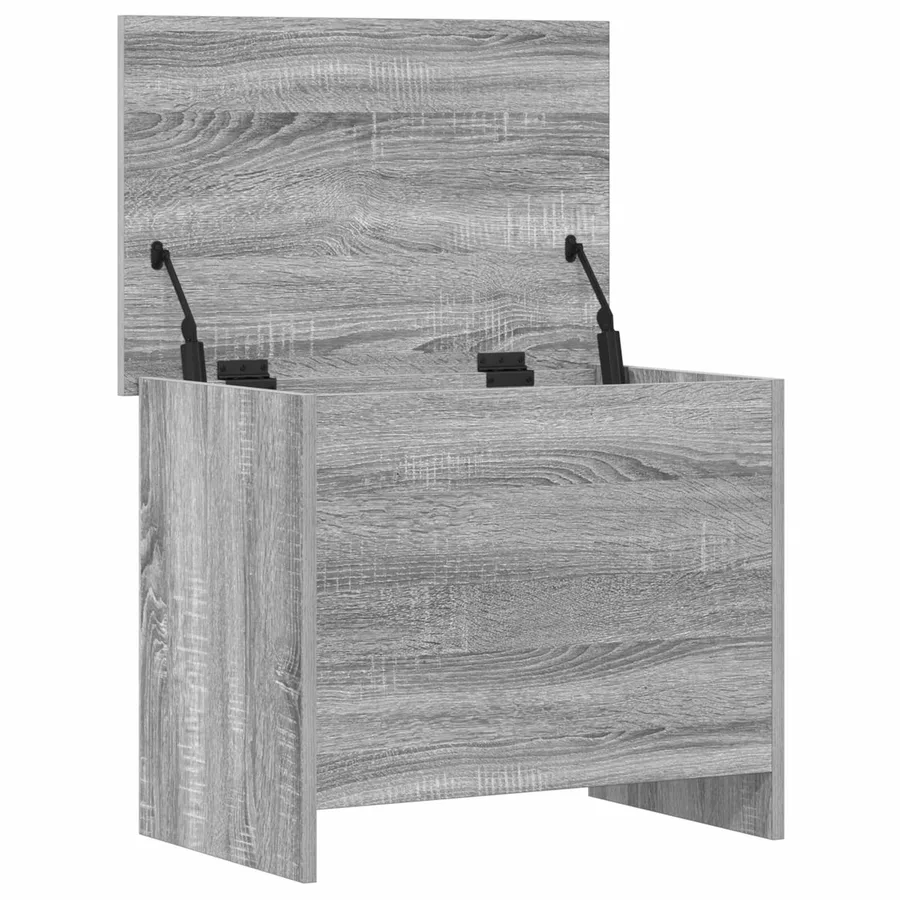 Coffre de rangement avec stockage Sonoma gris 60 x 40 x 50 cm - 5