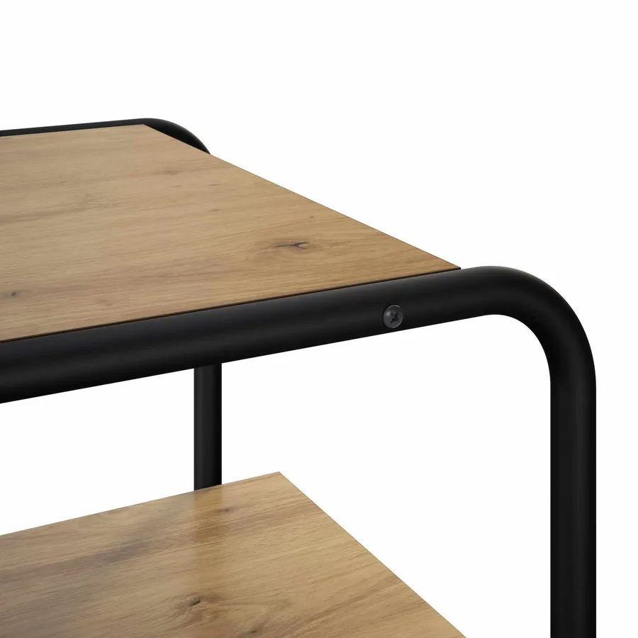 Table console Chêne artisanal 100 x 41 x 75 cm - 6