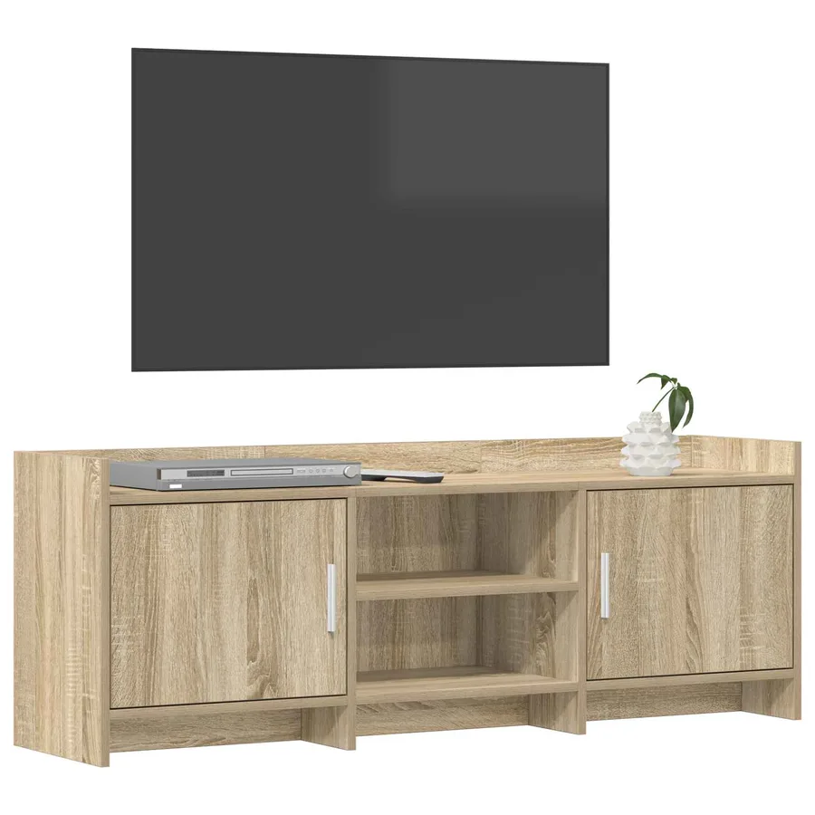 Meuble TV 130 x 33 x 47 cm Chêne Sonoma Bois d'ingénierie - 3