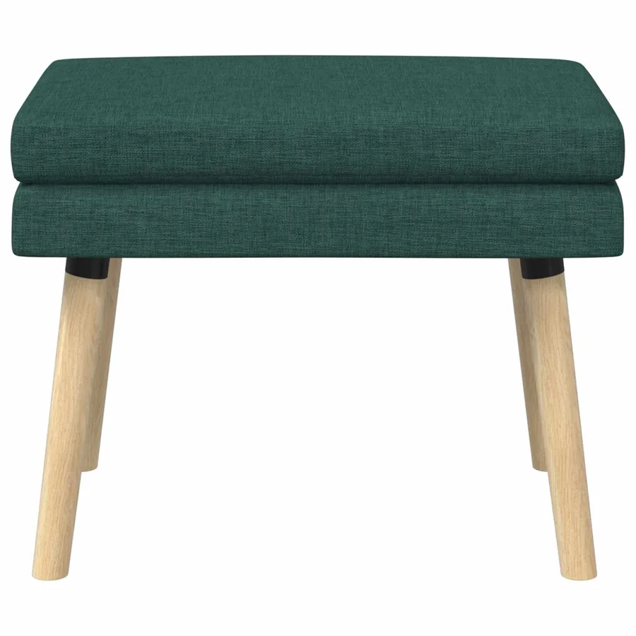 Banc à double couche Vert foncé 60 x 40 x 46 cm Tissu - 5