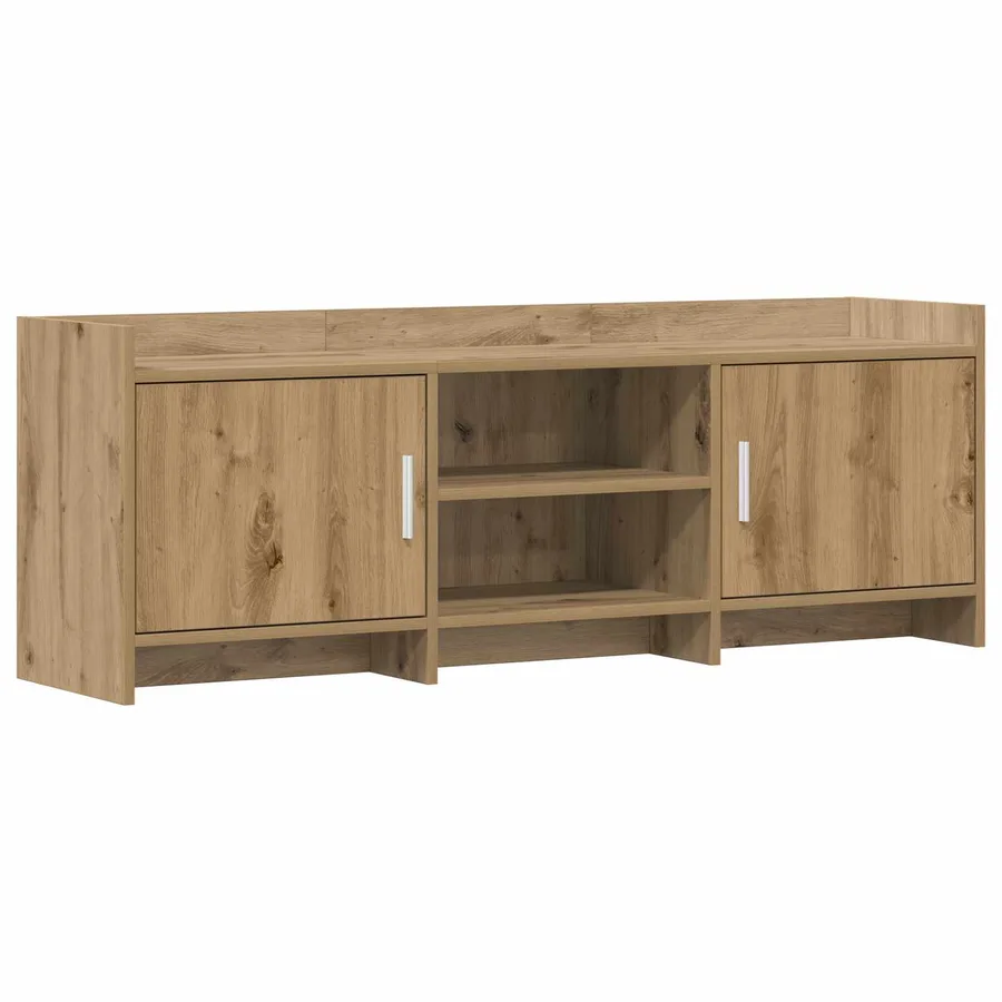 Meuble TV 130 x 33 x 47 cm Chêne artisanal Bois d'ingénierie - 2